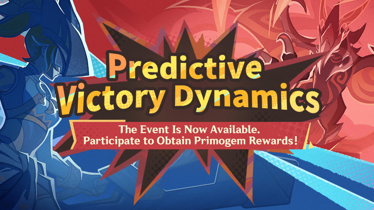 HoYoverse artwork for the Predictive Victory Dynamics combat simulation event